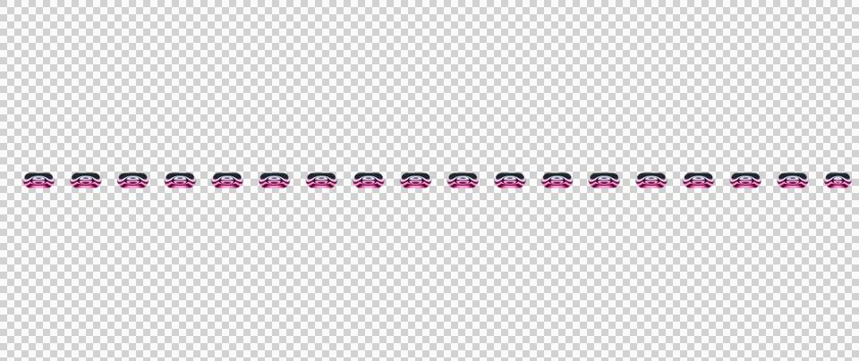 Pink wavy line pattern on white background abstract transparent background Stock Illustration