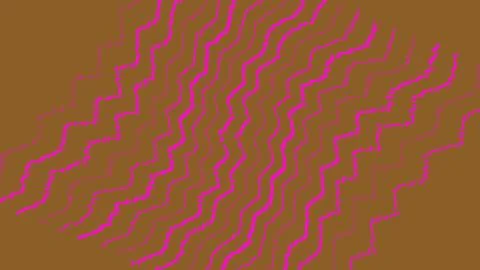 Pink wavy vertical lines pattern on a brown background Stock Illustration