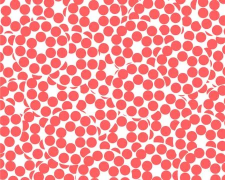 Pink white abstract background of small balls Stock Illustration