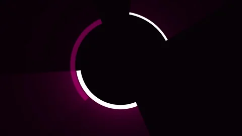 Pink white black background motion animation.  a circle Stock Footage 275883134