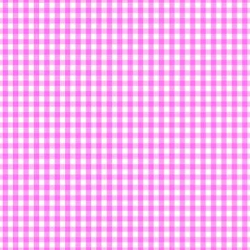 Pink White Gingham Square Pattern Background Stock Illustration