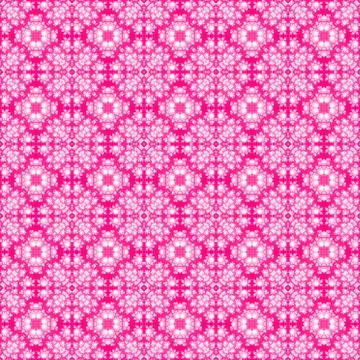 Pink white regular symmetrical design Stock Illustration
