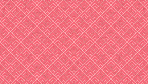 Pink White Seamless Geometric Pattern Background Vector Stock Illustration