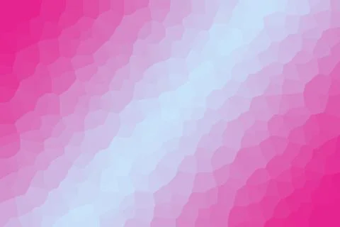Pink &amp; White Smooth Blurred Low Poly Gradient Crystallize Background Illustrazione stock