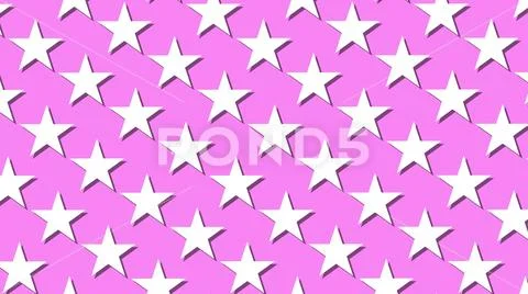 Pink white Stars background, modern style Stock Illustration