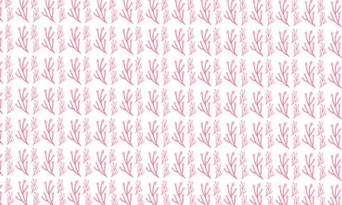 Pink wild leaf background Stock Illustration