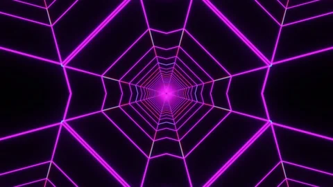 Pink wireframe visual 3d portal rendering Stock Footage 160525000