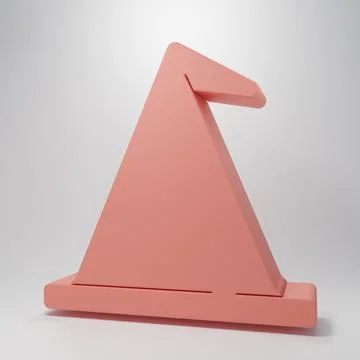 Pink Witch hat icon isolated on pink background. Happy Halloween party. Min.. Stock Illustration