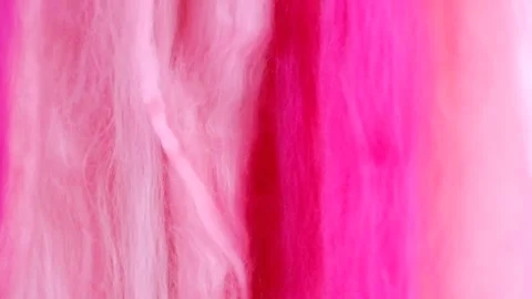 Pink wool texture. wool  background in  Fuchsia and pink shades Stock Footage 263404833