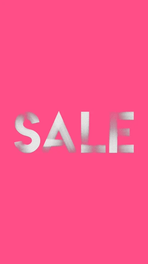 Pink word on transparent background. Black Friday super mega sale Stock Footage 280880073