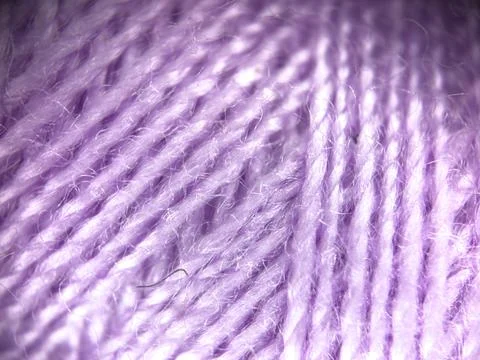 Pink yarn thread texture close up macro concept for knitting, textile industry, Stock Photos