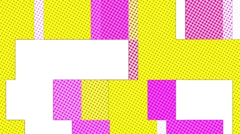 Pink &amp; Yellow Abstract square Texture Stock Footage 45830650