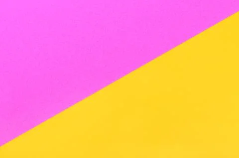Pink yellow background with diagonal, creative idea Stock Photos