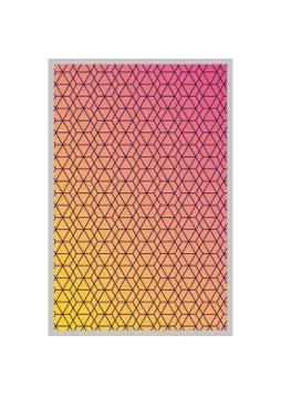 Pink with yellow gradient and pattern background frame vector design イラスト素材