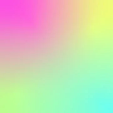 Pink yellow green blue gradient square shape. Stock Illustration