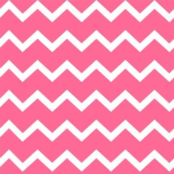 Pink zig zag seamless vector pattern 스톡 일러스트