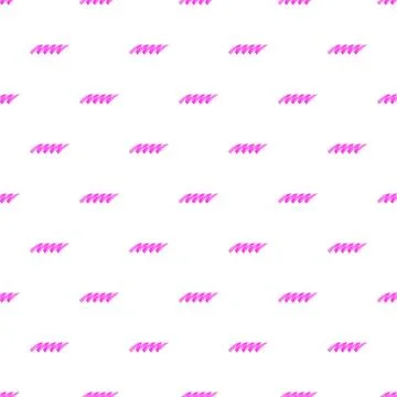 Pink zigzag brush stroke seamless pattern background Stockillustratie