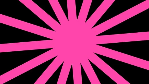 PINKBK Radial Rays Spin Optical Seamless Loop Background 4K Stockbeeldmateriaal 342610134