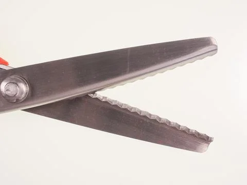 Pinking shears Foto stock