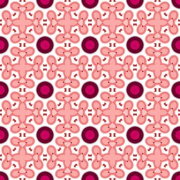 Pinkish tile pattern background with an intricate design 스톡 사진