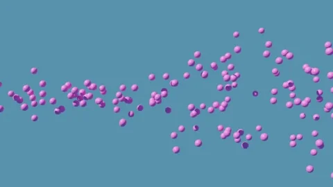 Pinks balls flying back and forth Stock-Footage 143251892