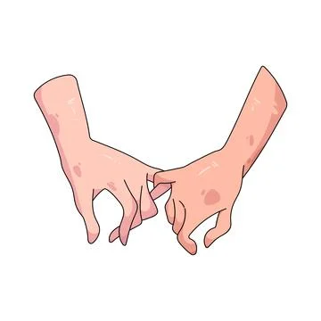 Pinky promise hands Ilustración de archivo