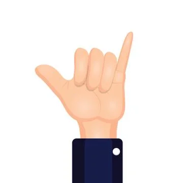 Pinky to reconcile Stock Illustration