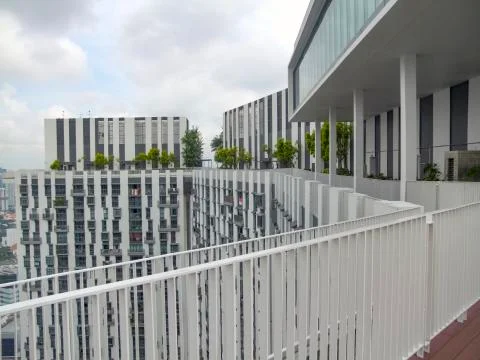 The Pinnacle at Duxton Stock Photos