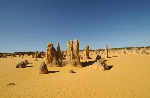Pinnacles Desert 4 Stock Photos