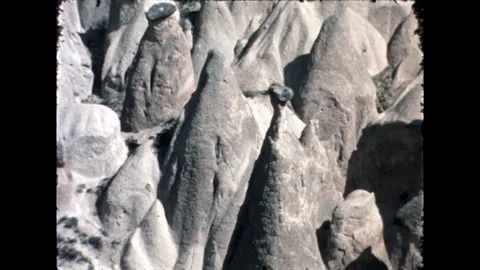 Pinnacles in Desert Stock Footage 278100957