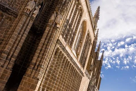 Pinnacles of the Monastery of San Juan de los Reyes in Toledo Stock Photos