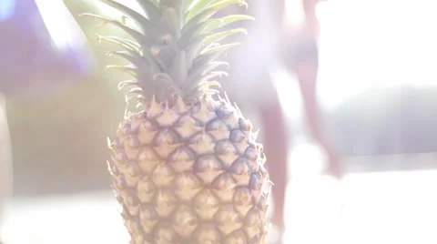 PINNEAPPLE SUN Video stock 32283004