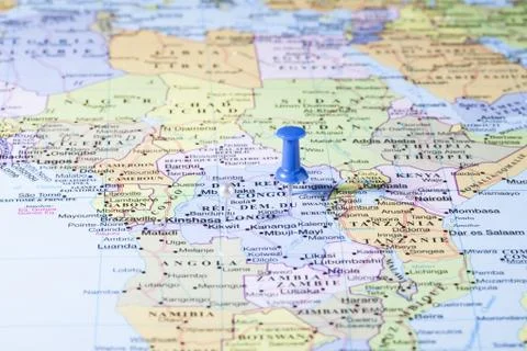 Pinned congo Stock Photos