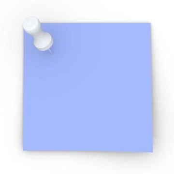 Pinned note Stock Illustration