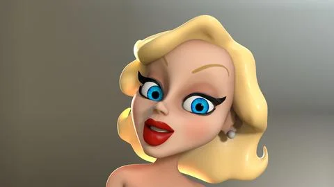 Pinnup Girl 3D Model