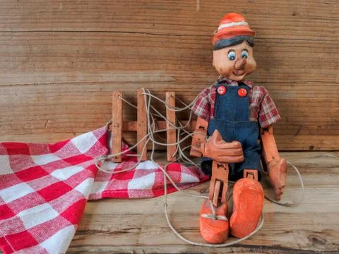 Pinocchio puppet Foto stock