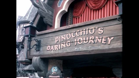 Pinocchio's ride Stock Footage 276289716