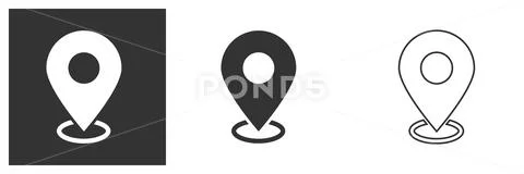 Pinpoint Icons - Multi Series - vector illustration isolated on white ...