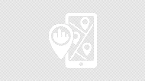Pinpoints and map on smartphone, geolocation, location, pointer Stock Footage 288093926