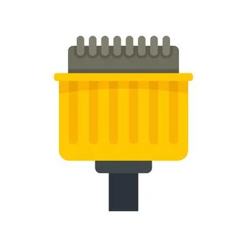 Pins adapter icon flat isolated vector Stock Illustration