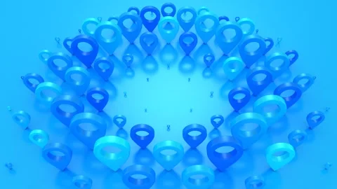 Pins Form a Wave Vidéo 335029663