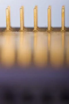 Pins macro Stock Photos