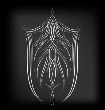 Pinstriping Arts Stock Illustration