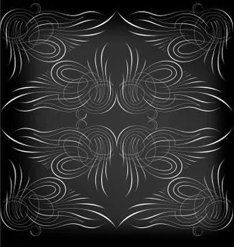 Pinstriping Arts Stock Illustration