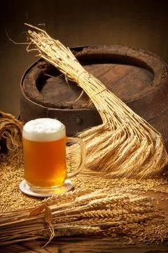 Pint of beer Stock Photos