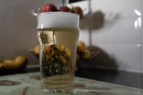 Pint of beer 스톡 사진