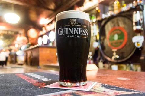 A pint of Guinness Stock Photos