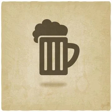 Pint old background Stock Illustration
