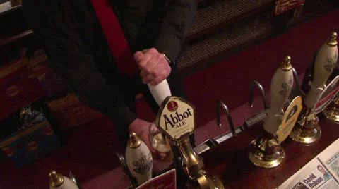 Pint Pulled Stock Footage 10761864