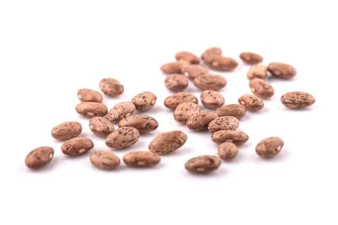 Pinto beans isolated on white Stock Photos
